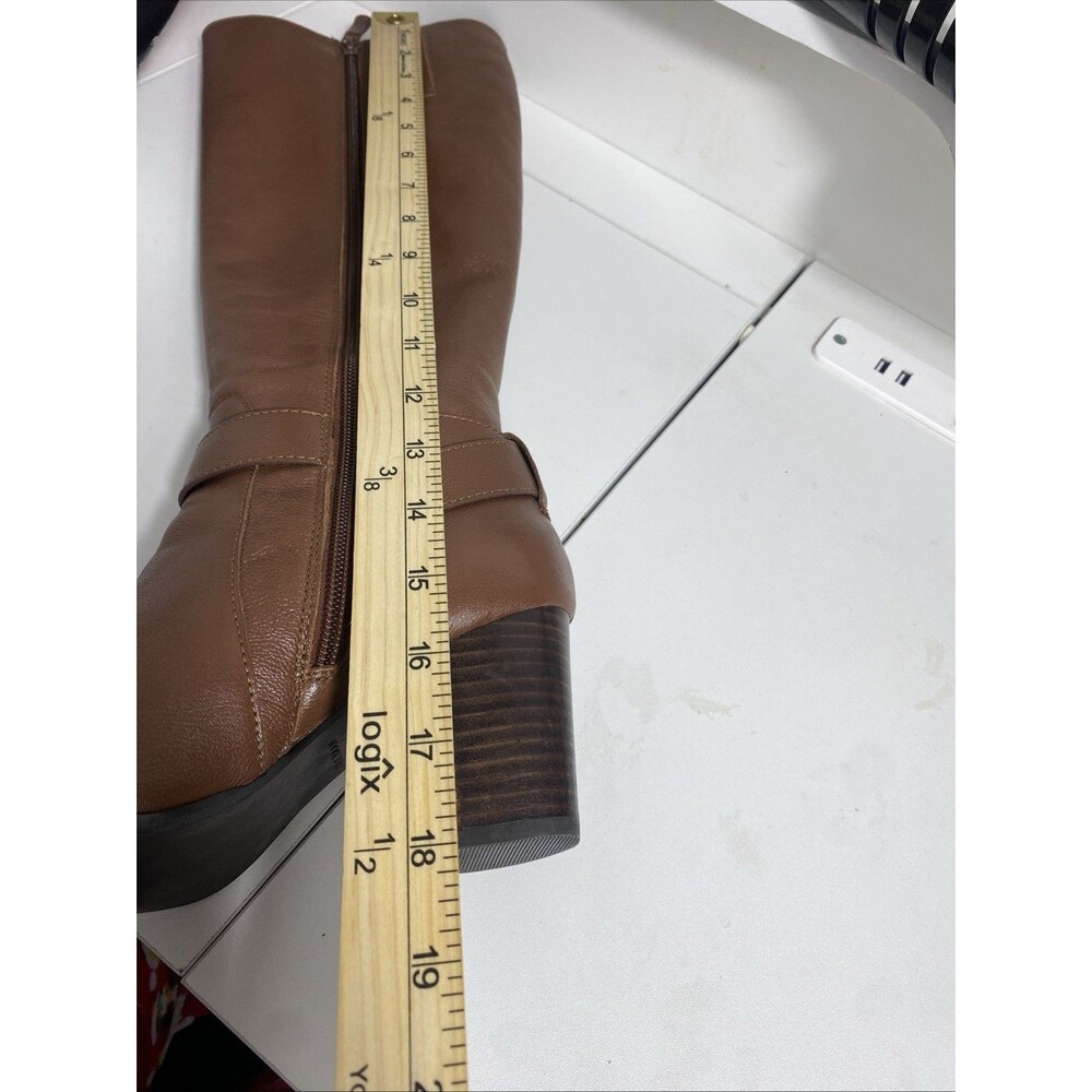 Cole Haan 'Hinckley Boot II' Knee High Sequoia Brown Leather Size 6.5 w01146 - Picture 15 of 16